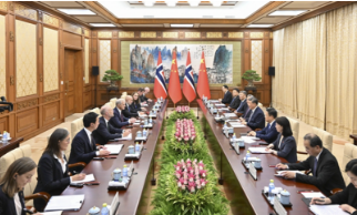 Xi meets Norwegian, Spanish PMs, jointly call for free trade