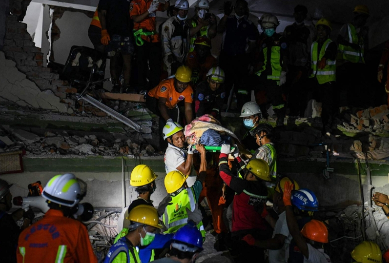 Myanmar quake death toll rises to 1,700 as rescuers dig for survivors