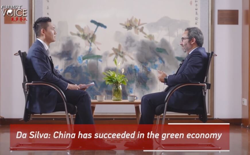 Da Silva: China has succeeded in the green economy