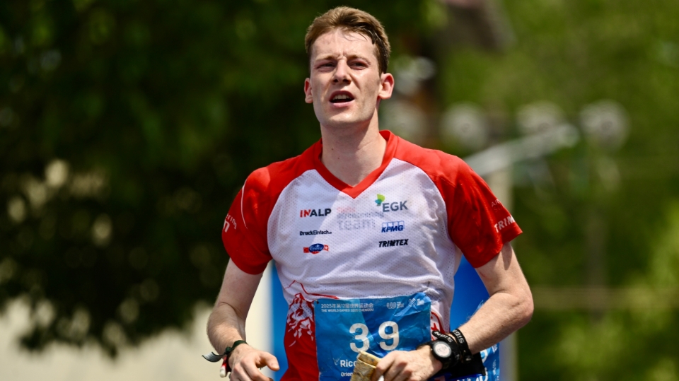Switzerland's Riccardo Rancan wins first gold medal at 2025 Chengdu World Games