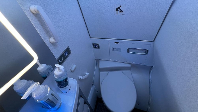 Study suggests aircraft toilet wastewater could signal global superbug spread