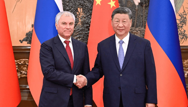 President Xi Jinping meets Russian State Duma chairman