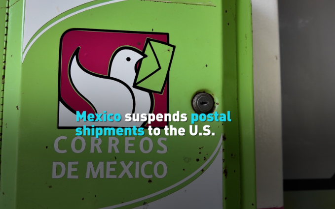Mexico suspends postal shipments to the U.S.